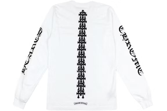 Chrome Hearts Tire Tracks LS T-Shirt – White