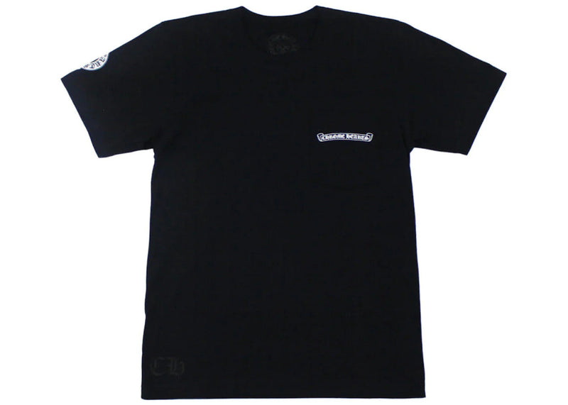 Chrome Hearts Floral Cross T-Shirt –black