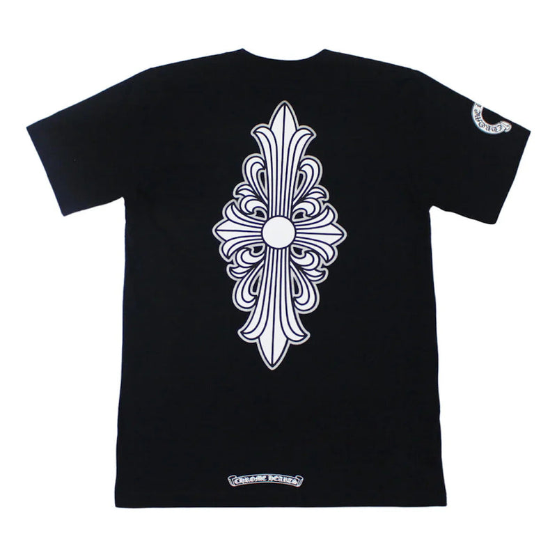 Chrome Hearts Floral Cross T-Shirt –black