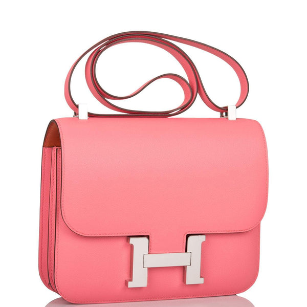 Hermes Constance 24 Rose D'Ete Verso Evercolor