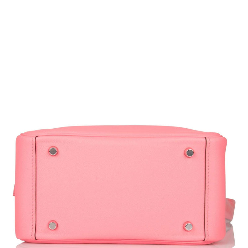 Hermes Mini Lindy Rose D'Ete Swift