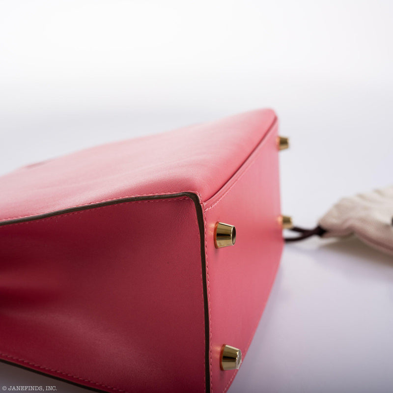 Hermes Kelly 25 Sellier Rose Lipstick Tadelakt