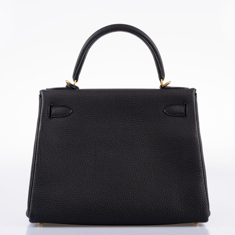 Hermes Kelly 28 Retourne Black Togo

