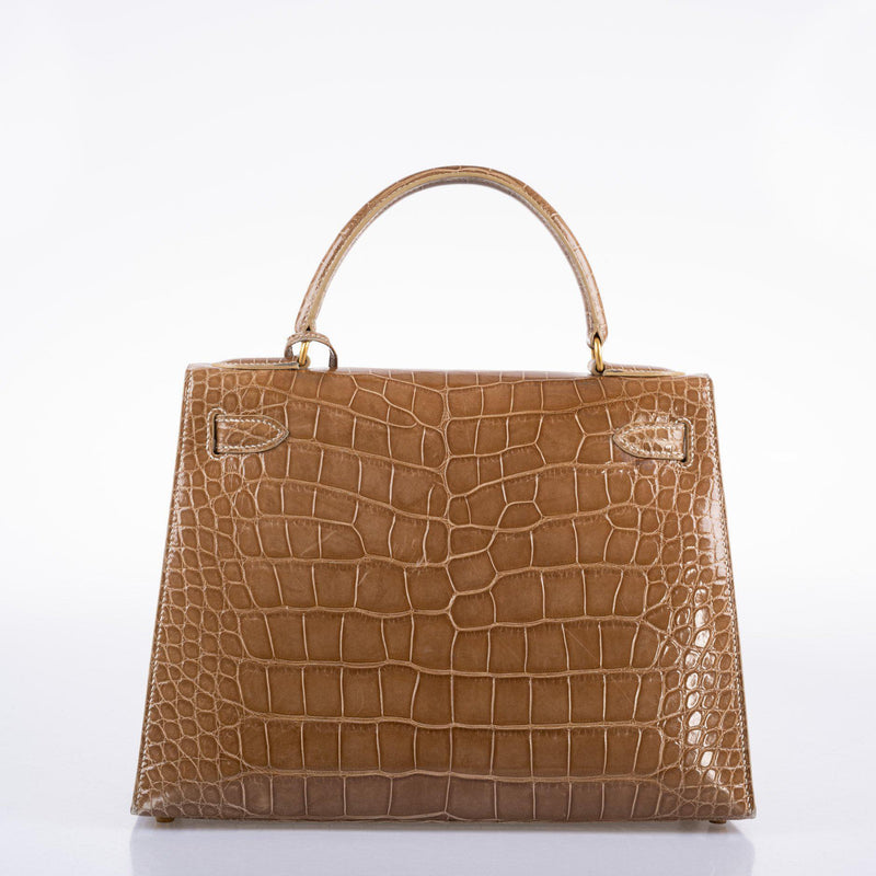Hermes Kelly 28 Sellier Ficelle Alligator