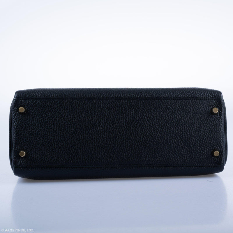 Hermes Kelly 32 Black Togo