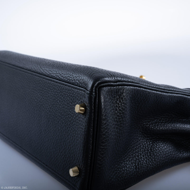 Hermes Kelly 32 Black Togo