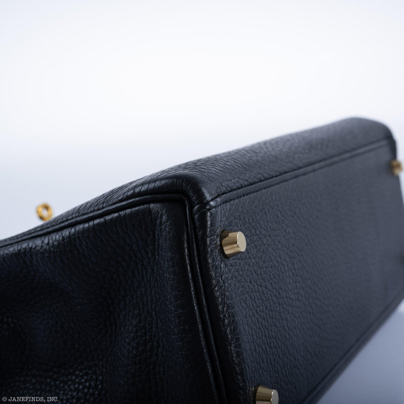 Hermes Kelly 32 Black Togo