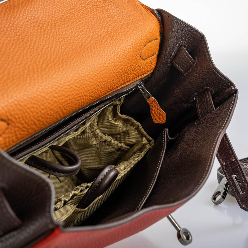 Hermes Kelly 32 Retourne Tri-Color