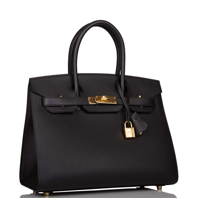 Hermes Birkin Sellier 30 Black Epsom