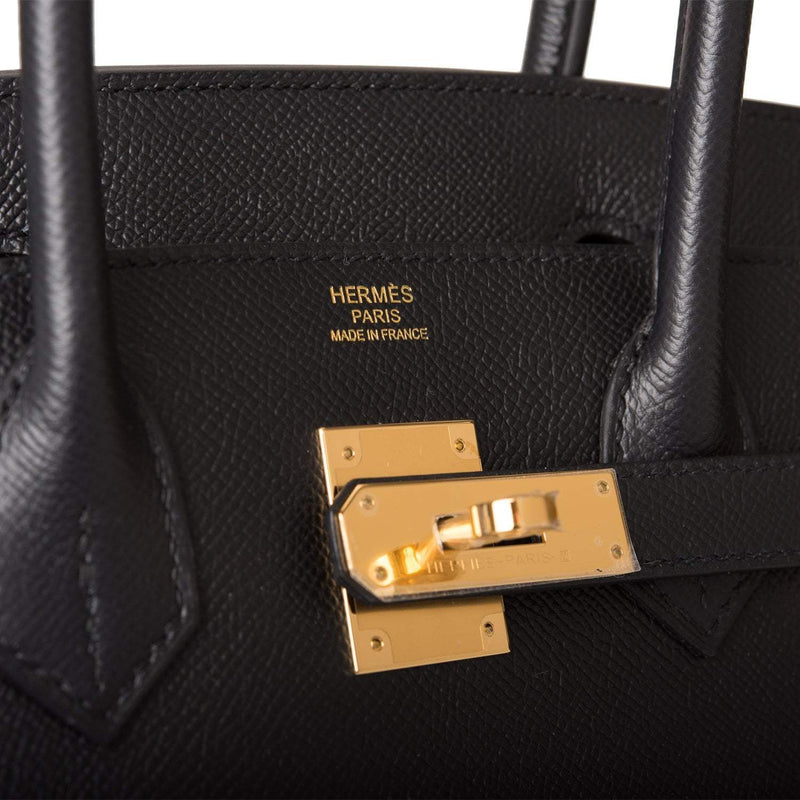 Hermes Birkin Sellier 30 Black Epsom
