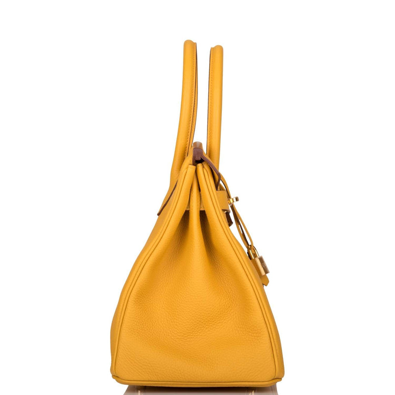 Hermes Birkin 30 Jaune Ambre Togo
