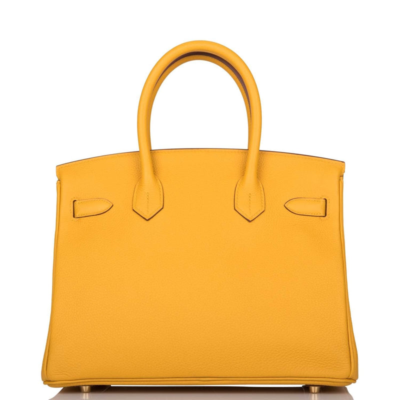 Hermes Birkin 30 Jaune Ambre Togo