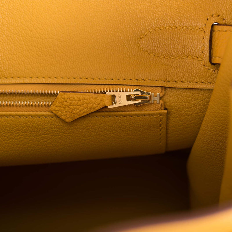 Hermes Birkin 30 Jaune Ambre Togo