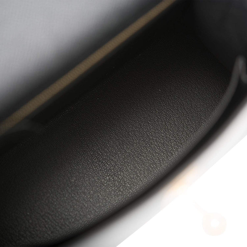 Hermes Kelly 28 Bi-Color Black Craie
