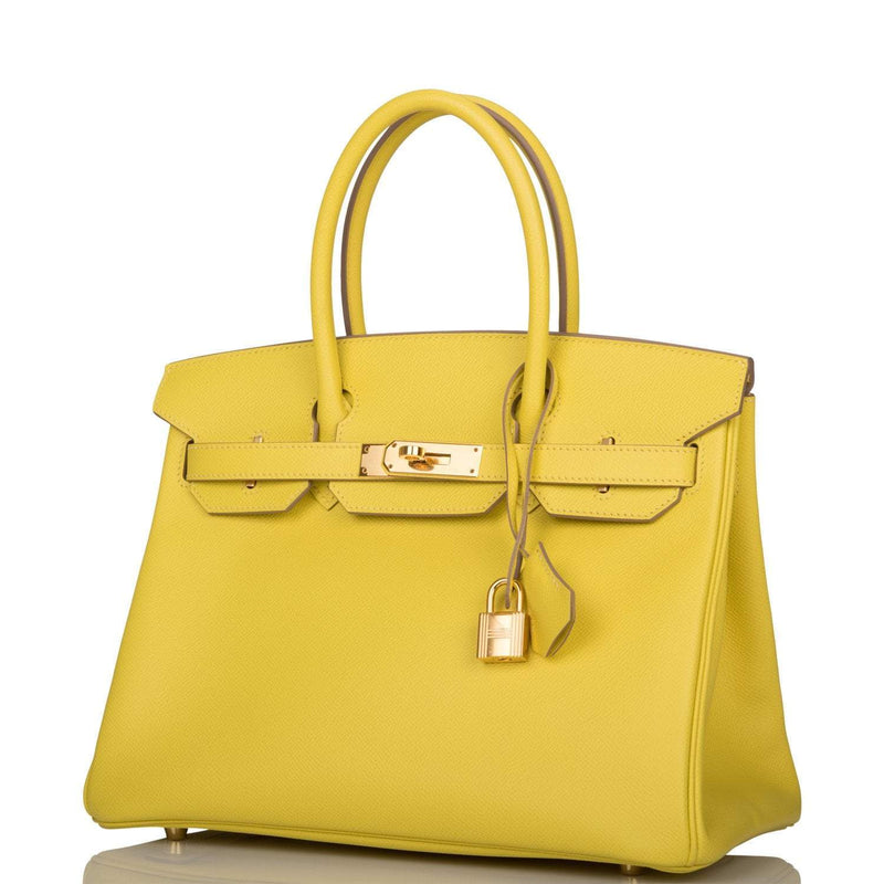 Hermes Lime Epsom Birkin 30cm