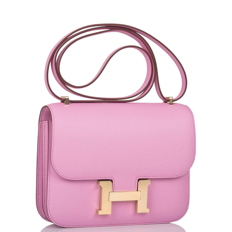 Hermes Mini Constance 18 Mauve Sylvestre Epsom