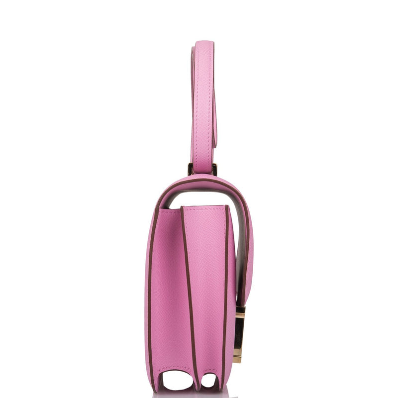 Hermes Mini Constance 18 Mauve Sylvestre Epsom