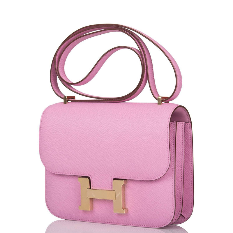 Hermes Mini Constance 18 Mauve Sylvestre Epsom