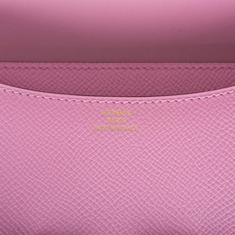 Hermes Mini Constance 18 Mauve Sylvestre Epsom
