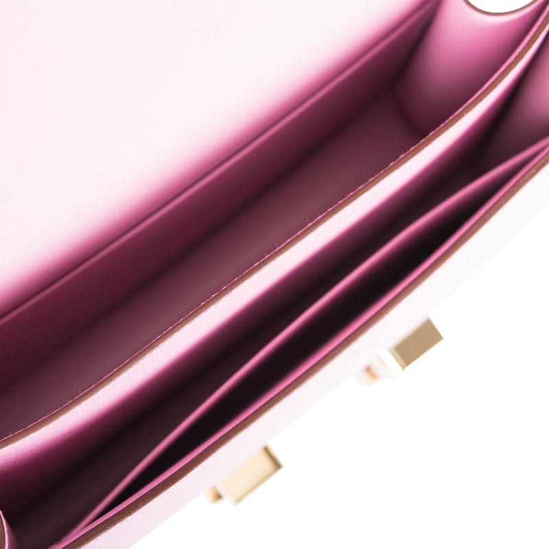 Hermes Mini Constance 18 Mauve Sylvestre Epsom