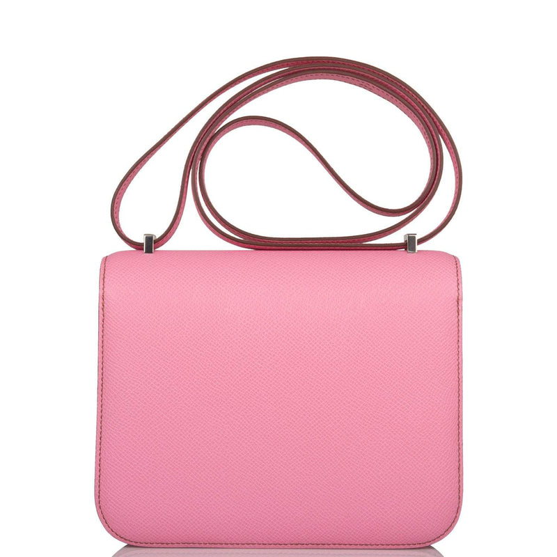 Hermes Mini Constance 18 Bubblegum Epsom