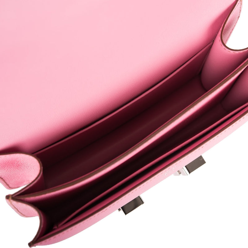 Hermes Mini Constance 18 Bubblegum Epsom