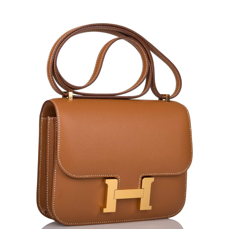 Hermes Mini Constance 18 Gold Epsom