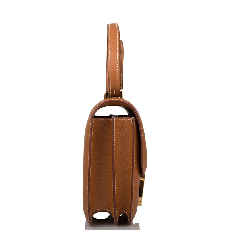 Hermes Mini Constance 18 Gold Epsom
