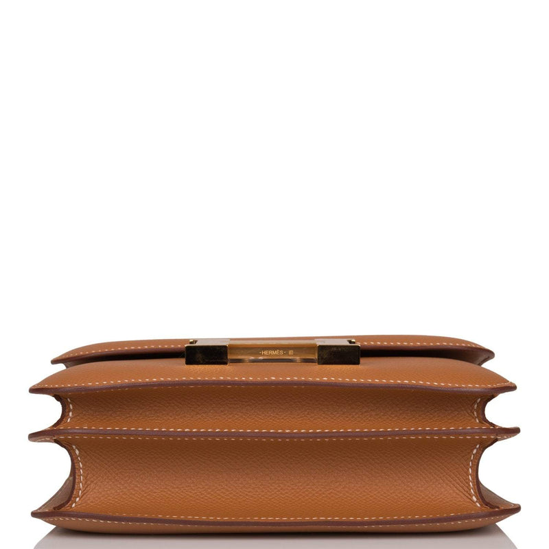 Hermes Mini Constance 18 Gold Epsom