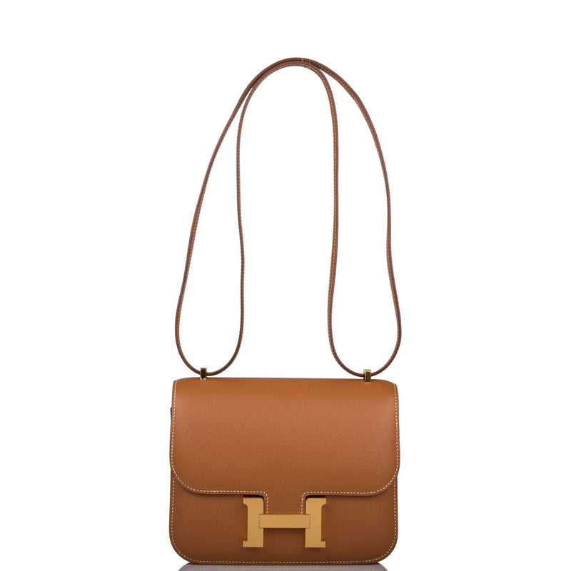 Hermes Mini Constance 18 Gold Epsom
