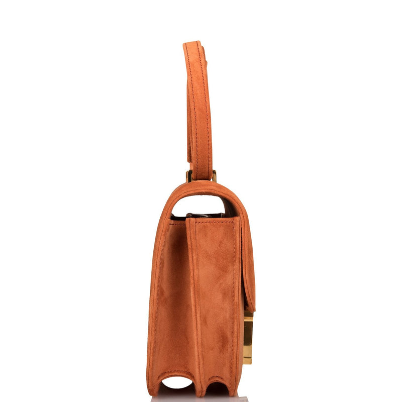 Hermes Mini Constance 18 Paprika Doblis