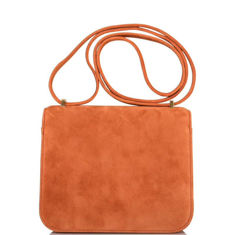 Hermes Mini Constance 18 Paprika Doblis
