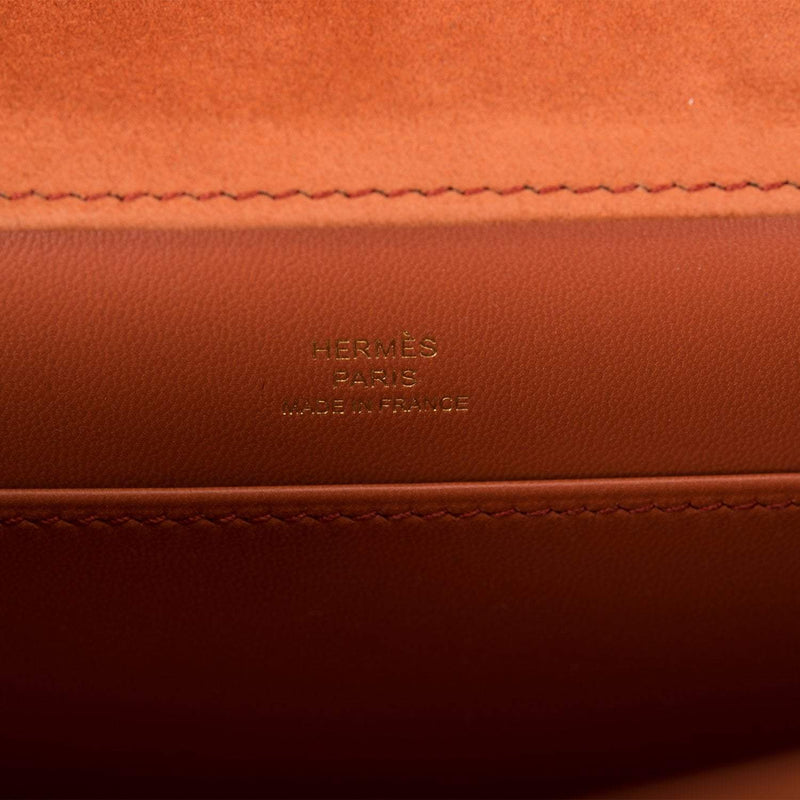 Hermes Mini Constance 18 Paprika Doblis