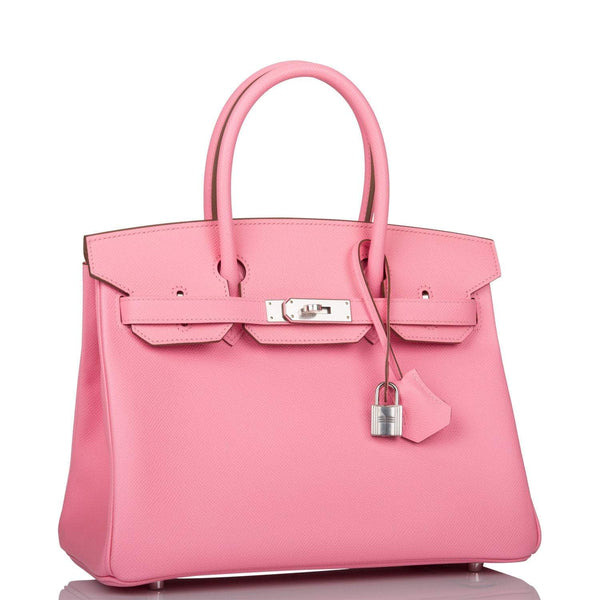 Hermes Rose Confetti Epsom Birkin 30cm