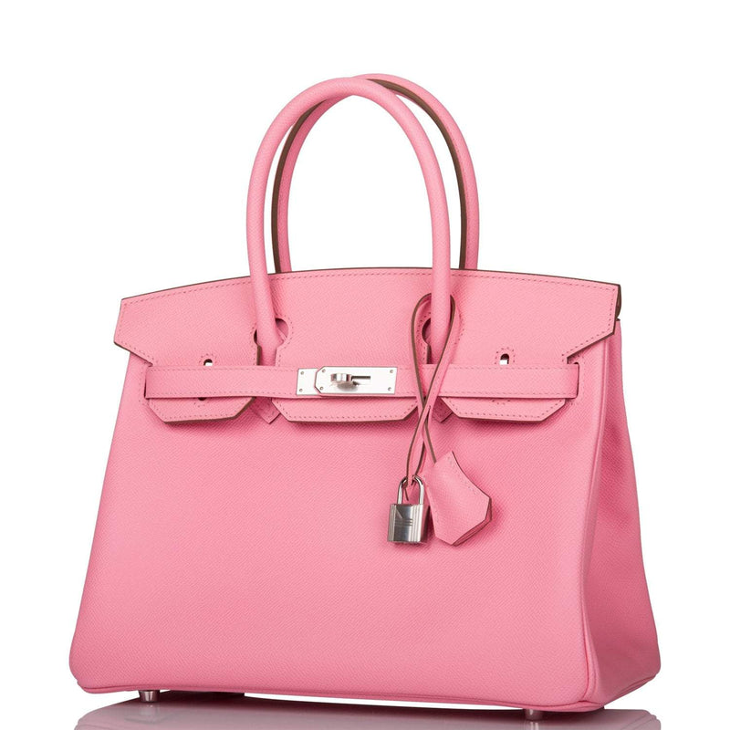 Hermes Rose Confetti Epsom Birkin 30cm