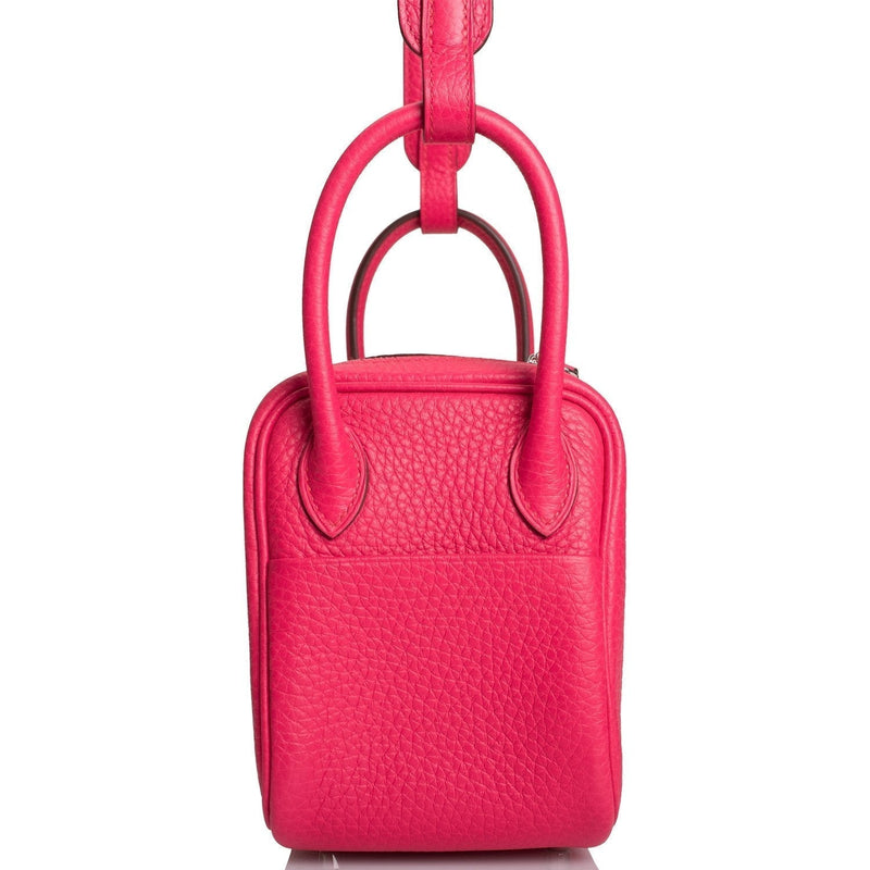 Hermes Mini Lindy Rose Extreme Clemence

