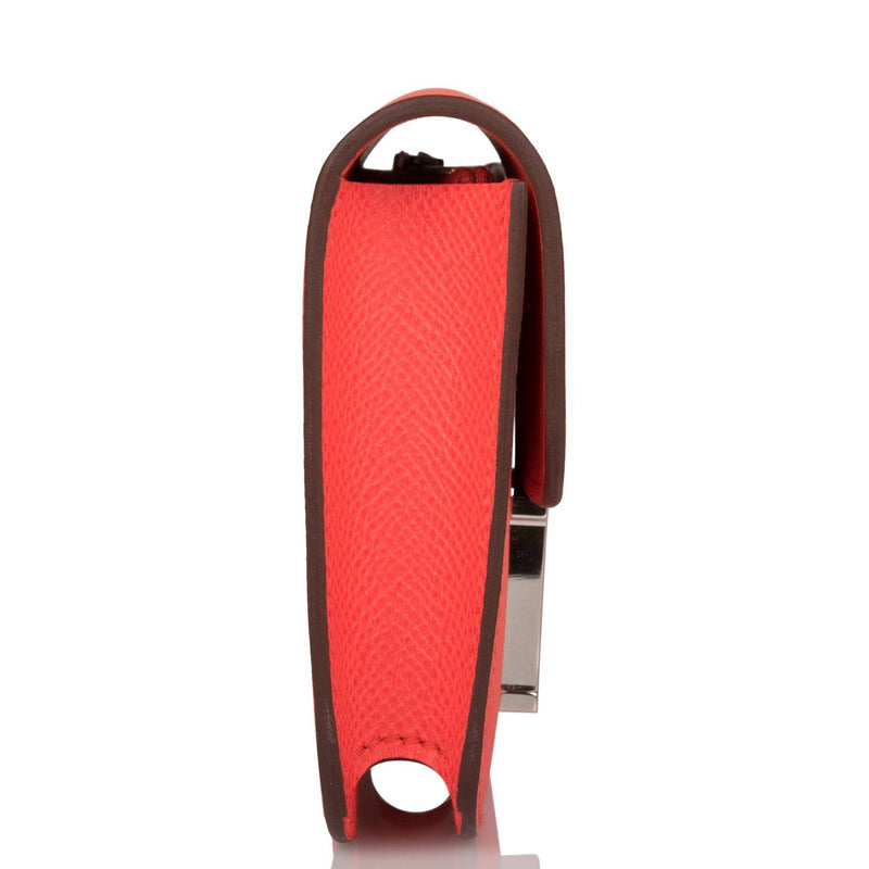 Hermes Constance Slim Wallet Rose Texas Epsom