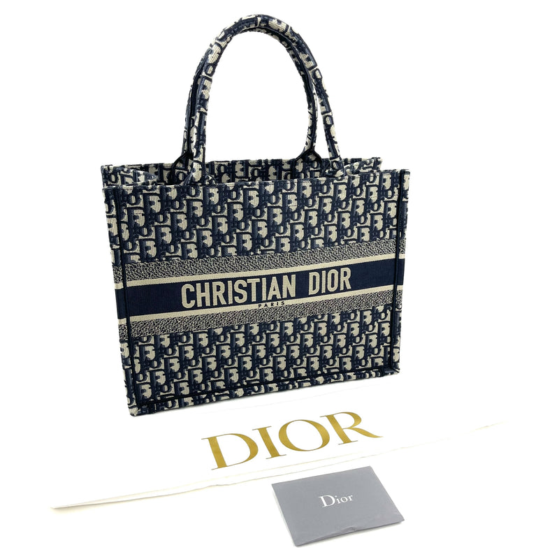 Christian Dior Small Book Tote Oblique