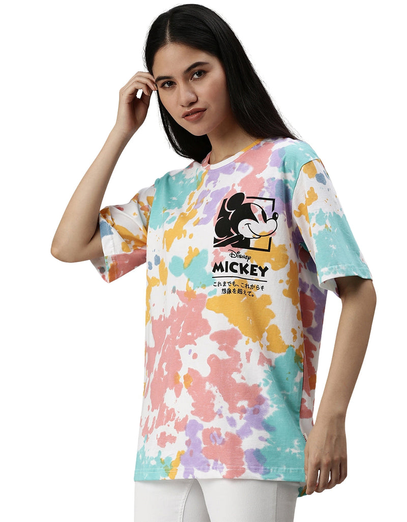 Mickey Oversized Tie-Dye T-Shirt