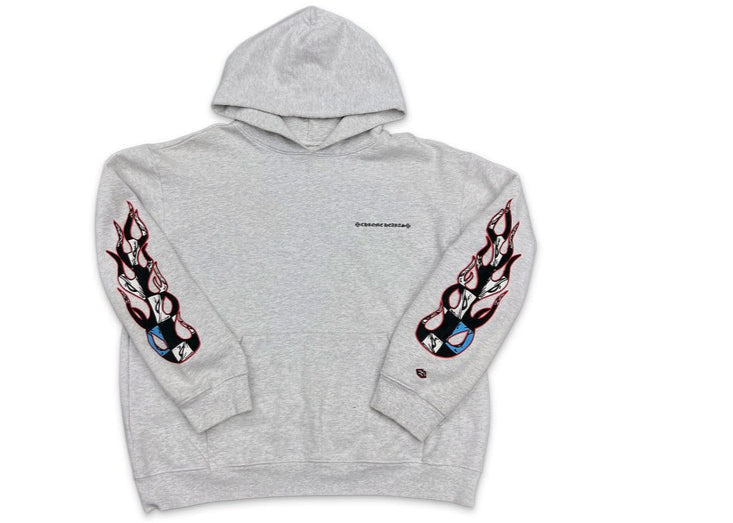 Chrome Hears Matty Boy Brain Hoodie "Heather Grey"