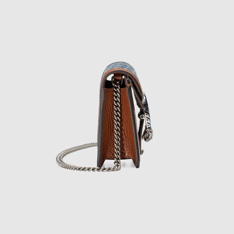 Gucci Dionysus Super Mini Denim Bag