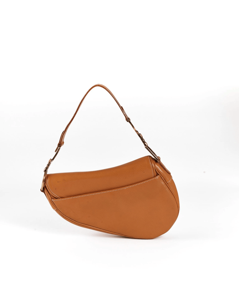Dior Vintage Saddle Bag Leather