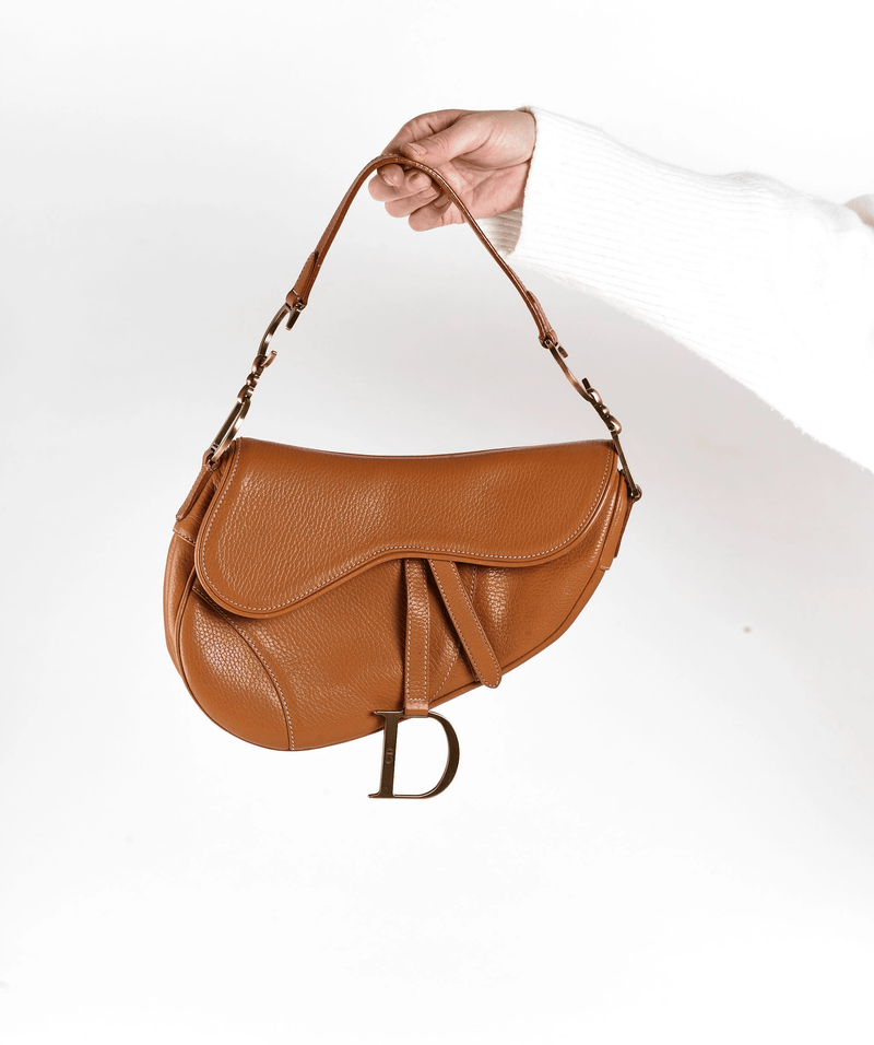 Dior Vintage Saddle Bag Leather