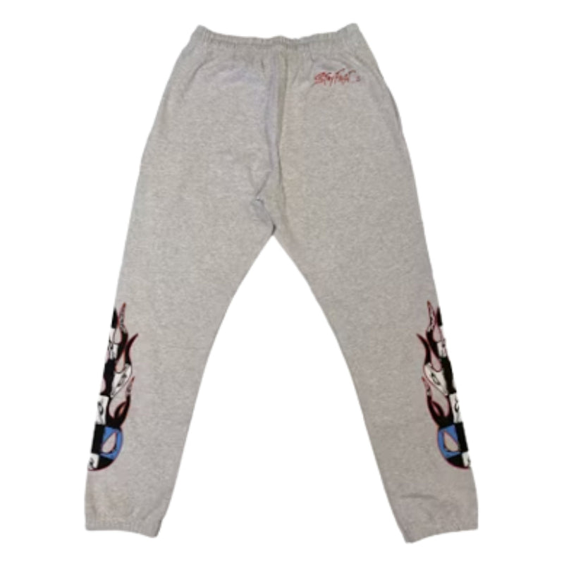 Chrome Hearts Matty Boy Brain Sweatpants Grey