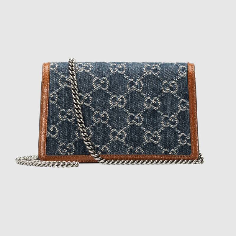 Gucci Dionysus Super Mini Denim Bag