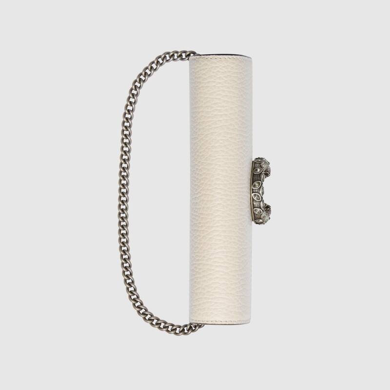 Gucci Dionysus Super Mini White Leather Bag