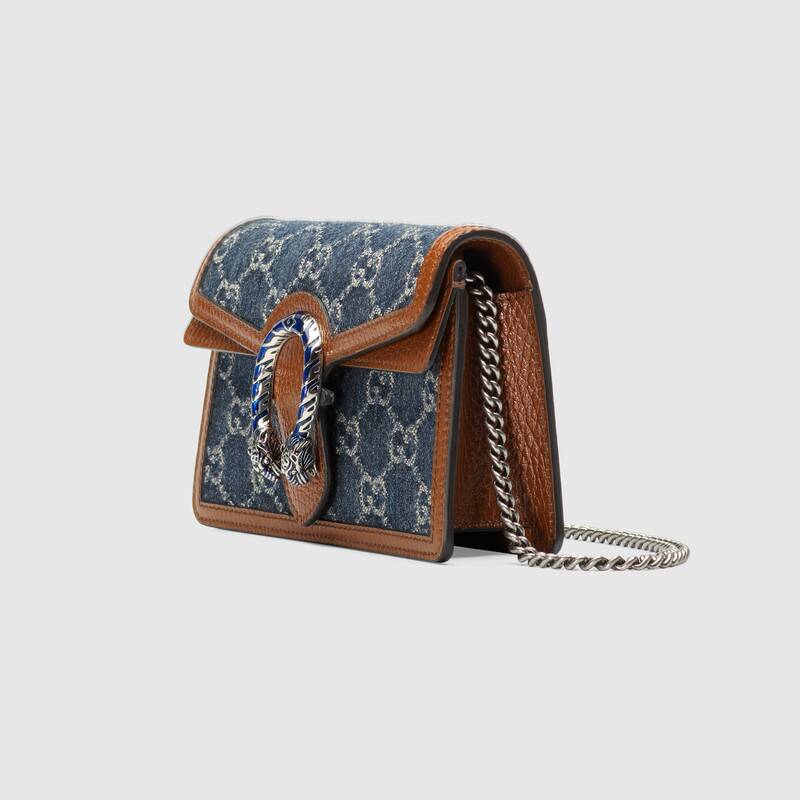 Gucci Dionysus Super Mini Denim Bag