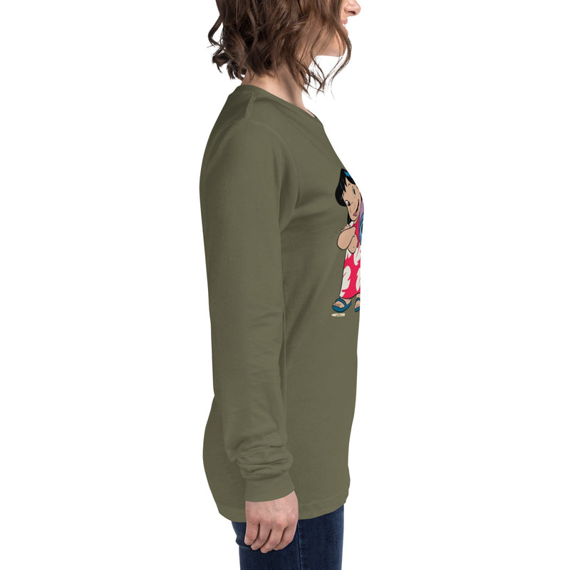 Unisex Long Sleeve T-Shirt – Lilo & Stitch Design