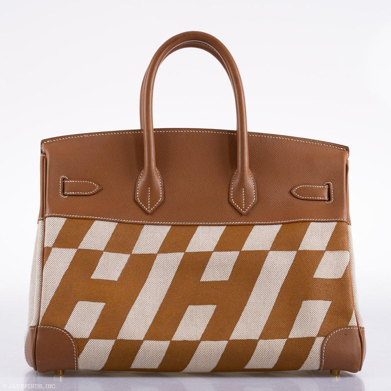 1998 Hermes Birkin B Square stamp detail view