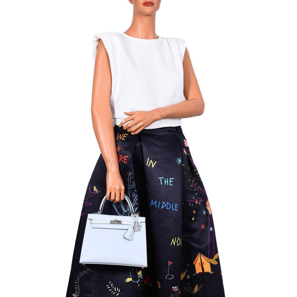 A close-up image showing the fine-grained texture of the Epsom leather